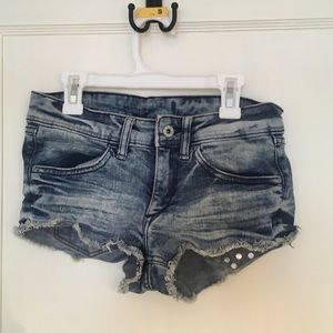 Y2K Edgy denim shorts